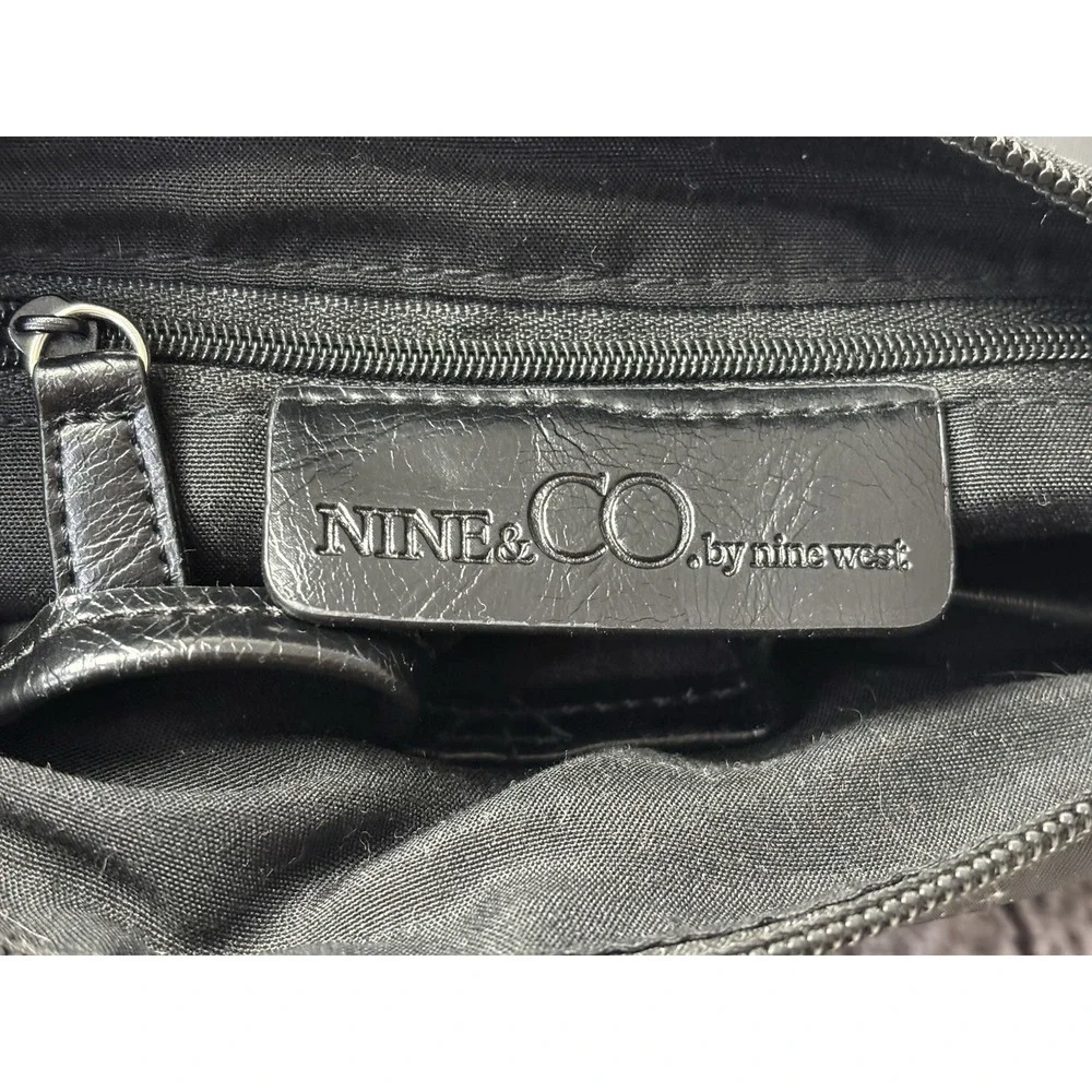 Nine & Co by Nine West Black‎ Nylon Crossbody Shoulder Bag 9